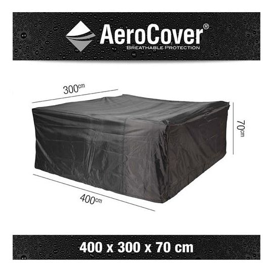 AeroCover Loungeset beschermhoes 400x300x70 - Antraciet - afbeelding 2