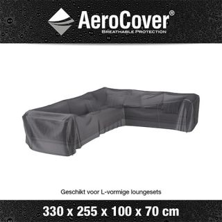 AeroCover Loungeset Beschermhoes L-vorm 255x330x100x70 - afbeelding 3