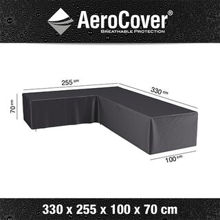 AeroCover Loungeset Beschermhoes L-vorm 330x255x100x70 - afbeelding 2