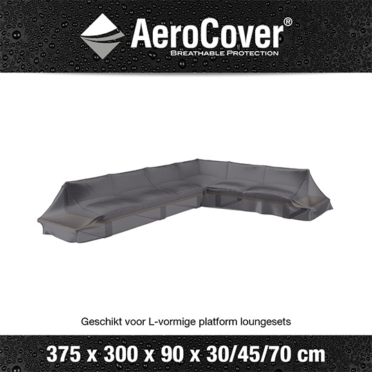 AeroCover Loungesethoes Platform Rechts 375x300x90x30/45/70 cm - afbeelding 2