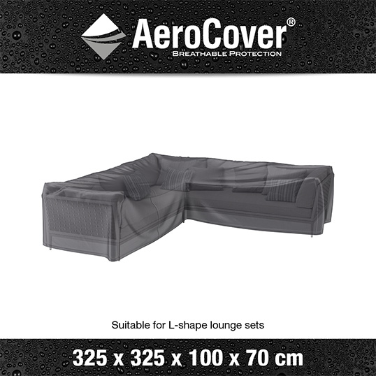 AeroCover Loungesethoes hoekset 325x325x100x70 cm - afbeelding 2