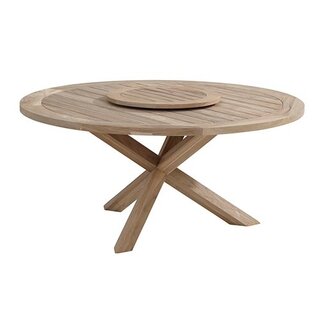 4 Seasons Outdoor Louvre Lazy susan teak 65 cm. Ø - afbeelding 2