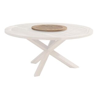 4 Seasons Outdoor Louvre Lazy susan teak 65 cm. Ø - afbeelding 1