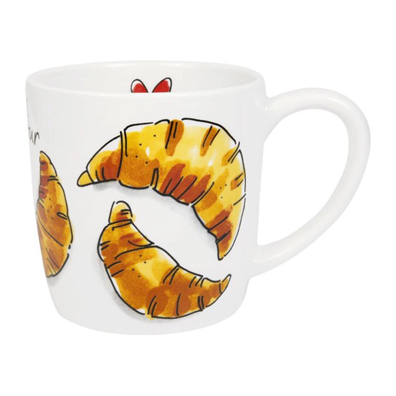 Blond Amsterdam Love Capuccio Mok Croissants - 0,5 L - afbeelding 1