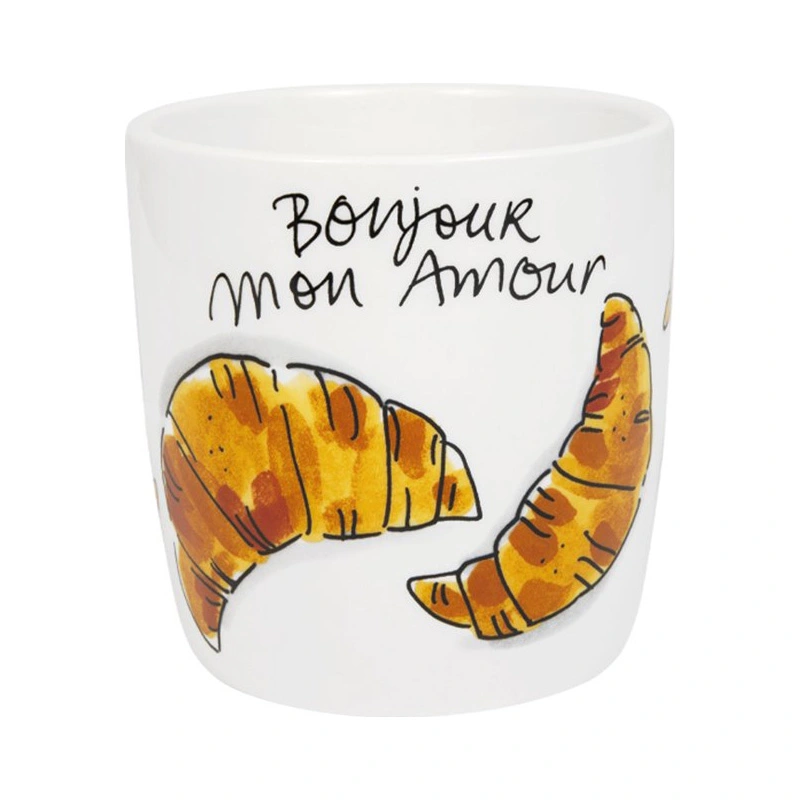 Blond Amsterdam Love Capuccio Mok Croissants - 0,5 L - afbeelding 3