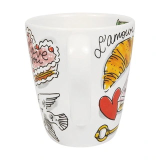 Blond Amsterdam Love Capuccio Mok Monsieur - 0,35 L - afbeelding 2