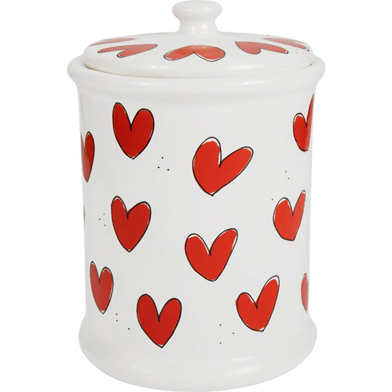 Blond Amsterdam Love Voorraadpot Hartjes - 17 cm - afbeelding 1