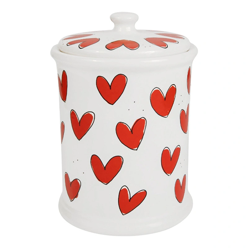 Blond Amsterdam Love Voorraadpot Hartjes - 17 cm - afbeelding 3