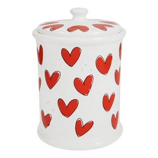 Blond Amsterdam Love Voorraadpot Hartjes - 17 cm - afbeelding 3