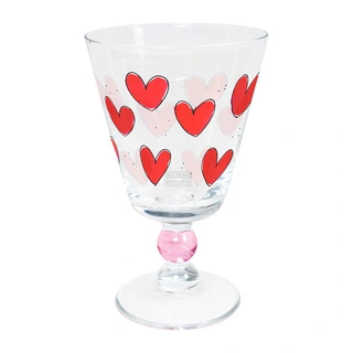 Blond Amsterdam Love Wijnglas Hartjes | De Boet