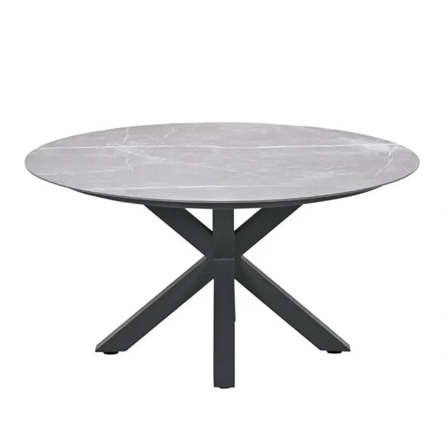 Garden Impressions Lowlands Tuintafel Carbon Black - Ø150 cm - afbeelding 1
