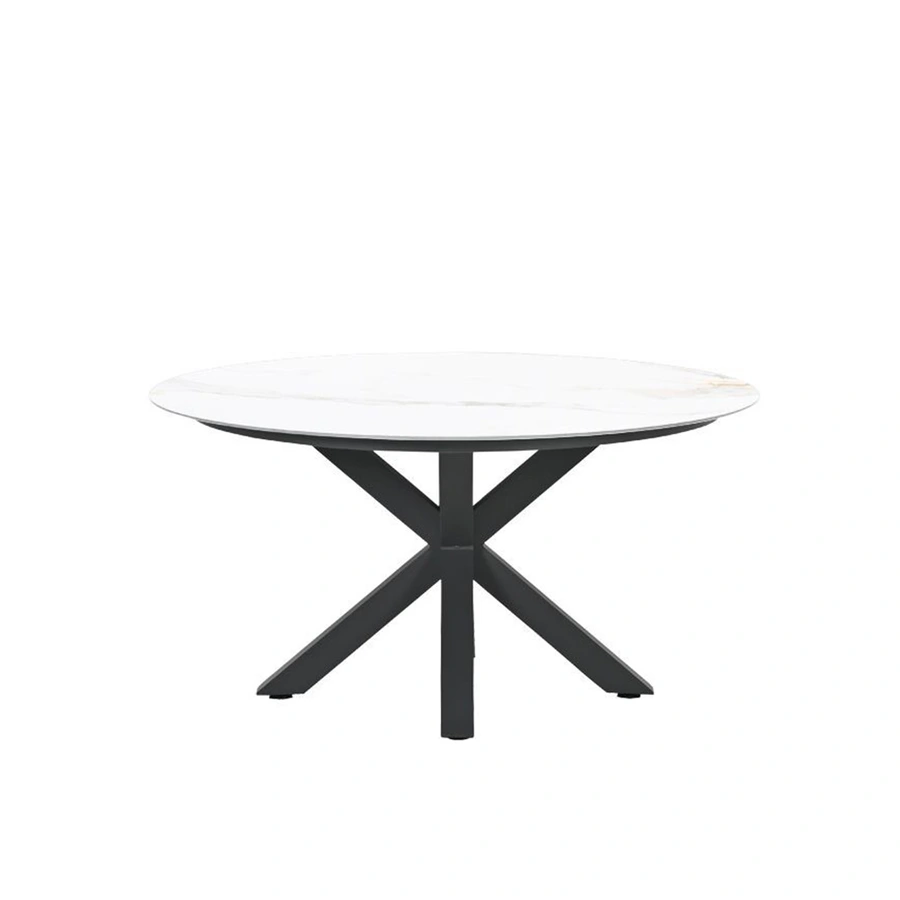 Garden Impressions Lowland Tuintafel Venice White - Ø150 cm