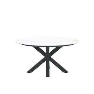 Garden Impressions Lowland Tuintafel Venice White - Ø150 cm