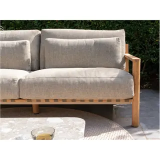 4 Seasons Outdoor Lucas 3-zits Loungebank Teak - afbeelding 3
