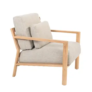 4 Seasons Outdoor Lucas Loungestoel Teak - afbeelding 3