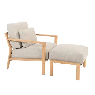 4 Seasons Outdoor Lucas Loungestoel Teak - afbeelding 4