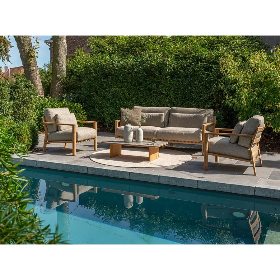 4 Seasons Outdoor Lucas Loungestoel Teak - afbeelding 6