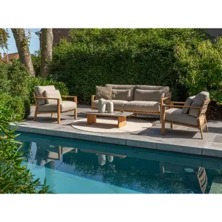 4 Seasons Outdoor Lucas Loungestoel Teak - afbeelding 6