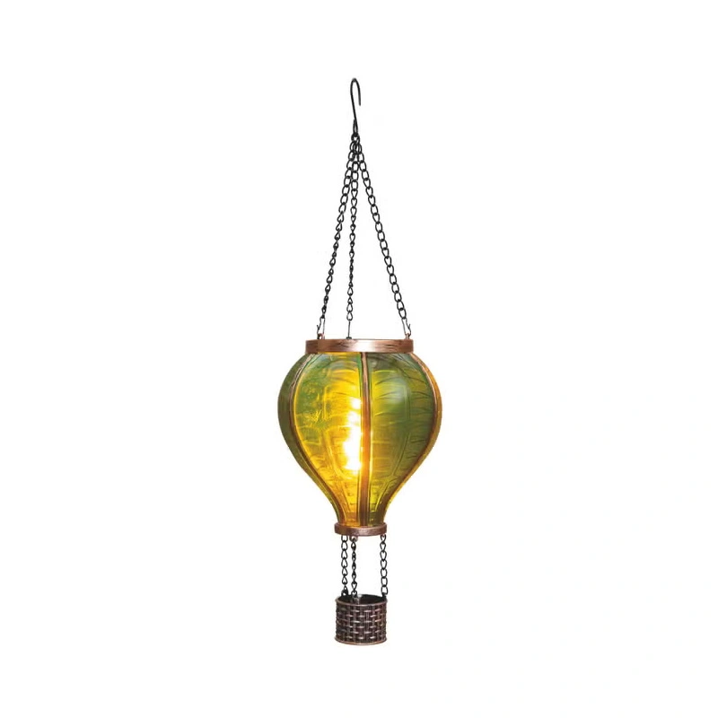 Anna's Collection Solar Luchtballon LED Groen - Ø11x36 cm - afbeelding 2
