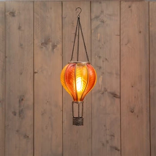 Anna's Collection Solar Luchtballon LED Geel/Oranje