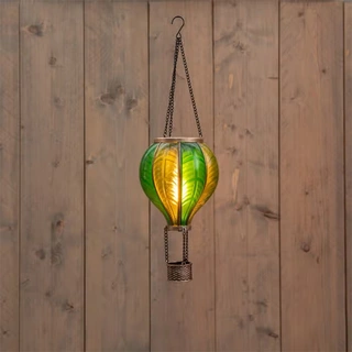 Anna's Collection Solar Luchtballon LED Groen - Ø14x45