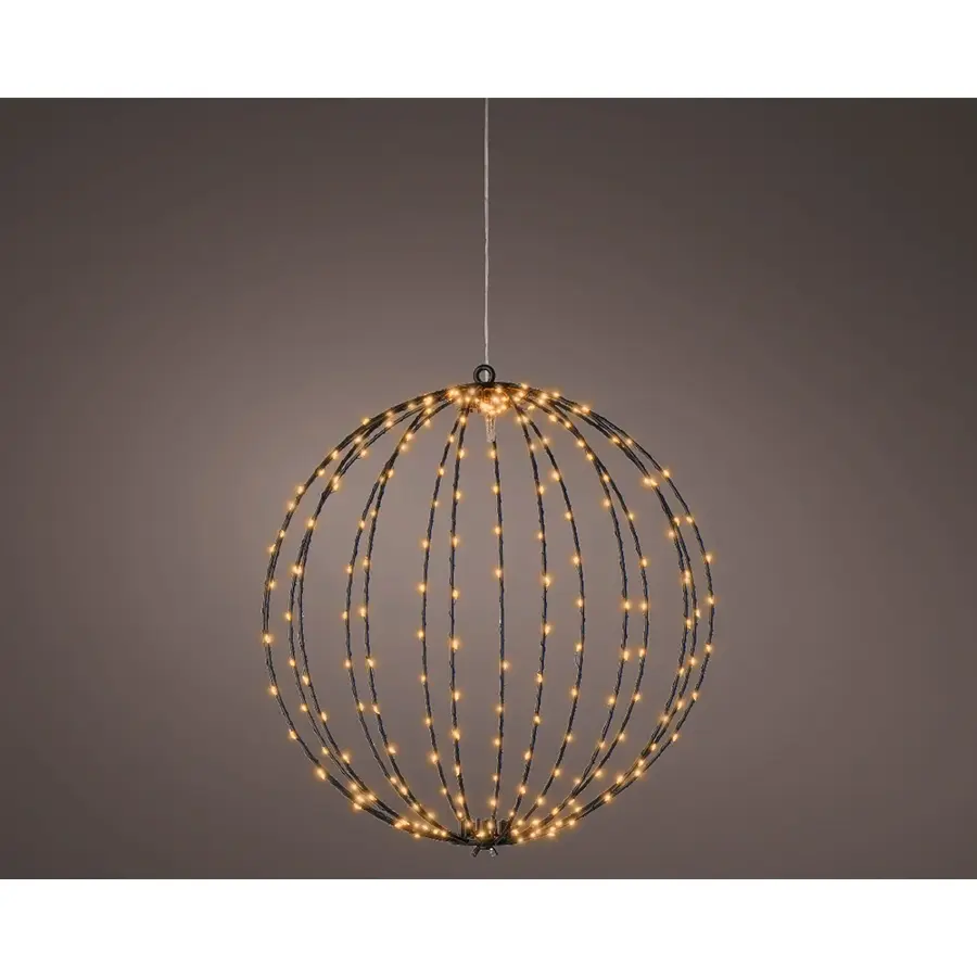 Lumineo Micro LED Bol 240 Lampjes Klassiek Warm - Ø38 cm - afbeelding 1