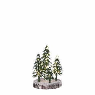Luville 4 Snowy trees LED - warm white