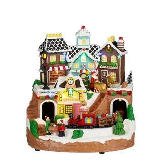 Luville Christmas village trein