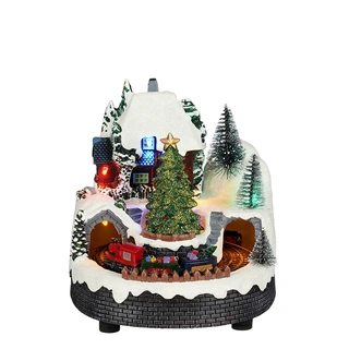 Luville Christmas Village with Train