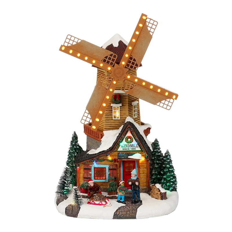 Luville Christmas windmill musical