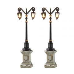 Luville Classic lantern on foot - set of 2