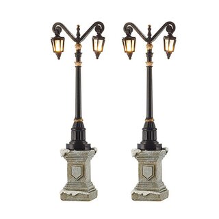 Luville Classic lantern on foot - set of 2