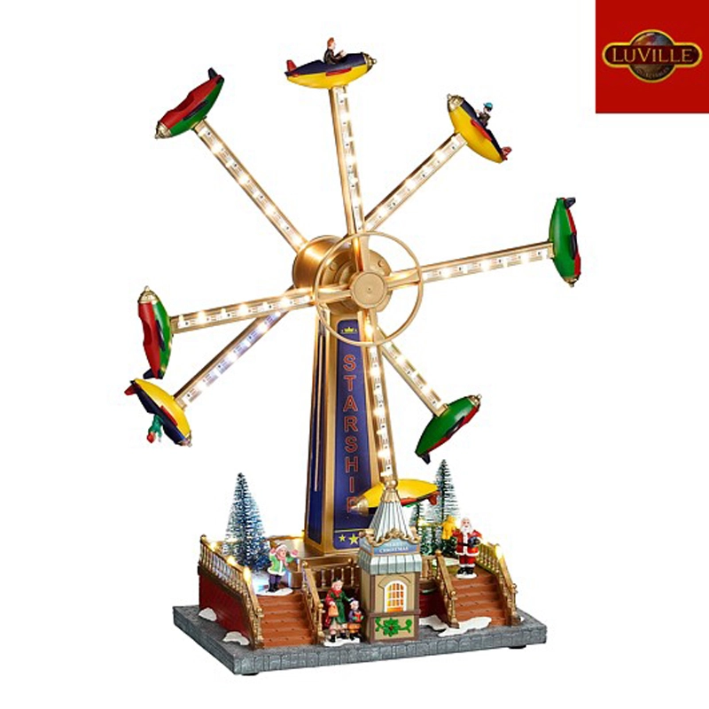 Luville Fairground flying starship