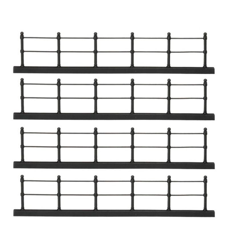 Luville Fence black 4 st.
