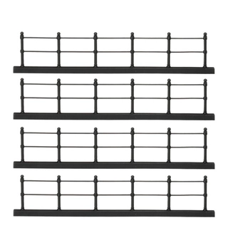 Luville Fence black 4 st.