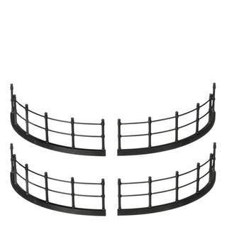 Luville Fence round black 4 st.