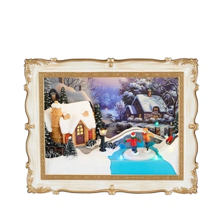 Luville Frame Winter Scenery - 24,5x10,5x20 cm