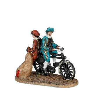Luville Pieten op fiets