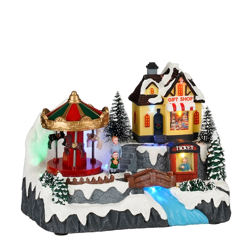 Luville Scene carousel & gift shop