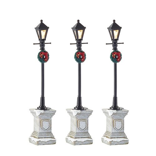 Luville Street lantern on foot - set of 3