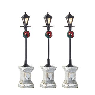 Luville Street lantern on foot - set of 3