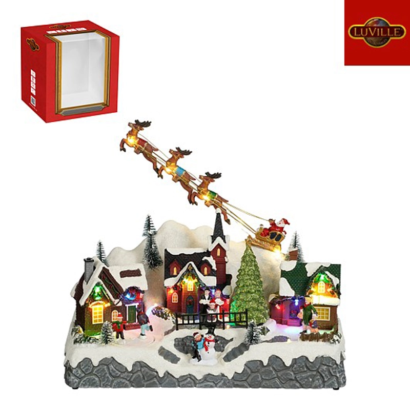 Luville Village Santa scenery