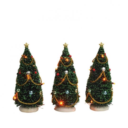LuvilleTree with lights - set of 3