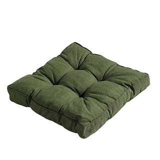 Madison Florance Zitkussen 47x47 cm - Panama Green - afbeelding 2