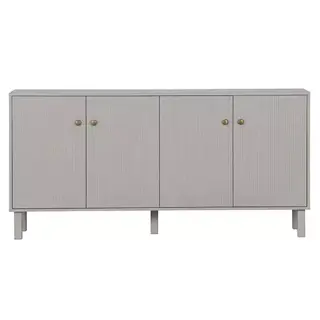 Woood Madu Dressoir Grenen Wolkengrijs - 160x78x46 cm - afbeelding 1