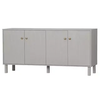 Woood Madu Dressoir Grenen Wolkengrijs - 160x78x46 cm - afbeelding 4