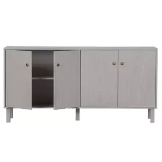 Woood Madu Dressoir Grenen Wolkengrijs - 160x78x46 cm - afbeelding 5