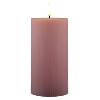 Magic Flame LED Kaars 7,5x15 cm - Roze
