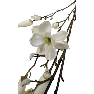 Kunsttak Magnolia Spray Cream - 155 cm - afbeelding 2