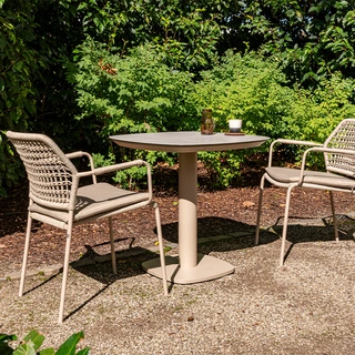 4 Seasons Outdoor Manolo Diningtafel Latte - 75x75 cm - afbeelding 2